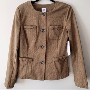 CAbi | Herringbone Fleck Penny Blazer NWT